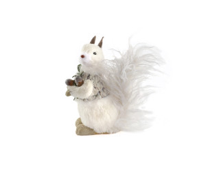 Squirrel Christmas Figurine Ornament 16cm 