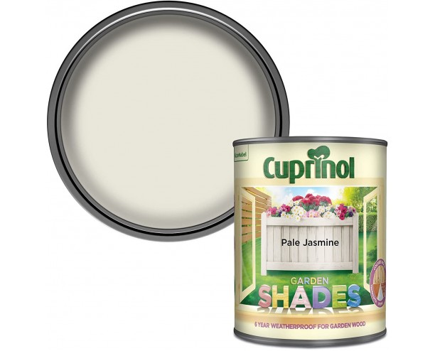 Cuprinol Garden Shades in Pale Jasmine - Suitable for Wood and Stone 1L