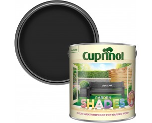 Cuprinol Garden Shades in Black Ash - Suitable for Wood and Stone 2.5L