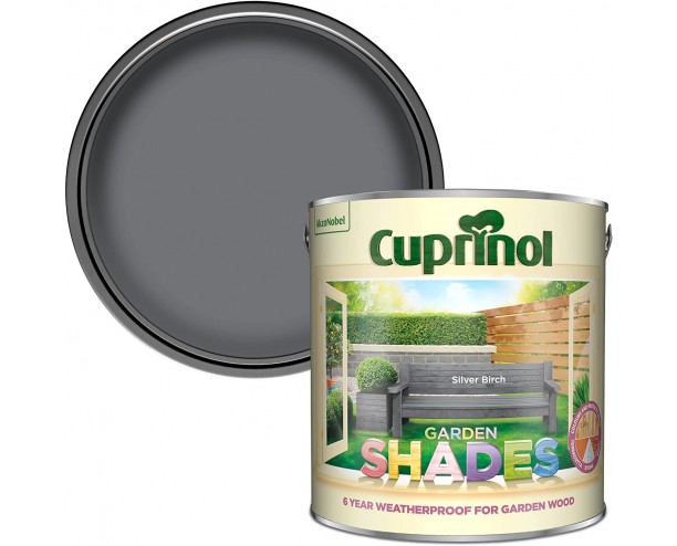 Cuprinol Garden Shades in Silver Birch - Suitable for Wood and Stone 1L