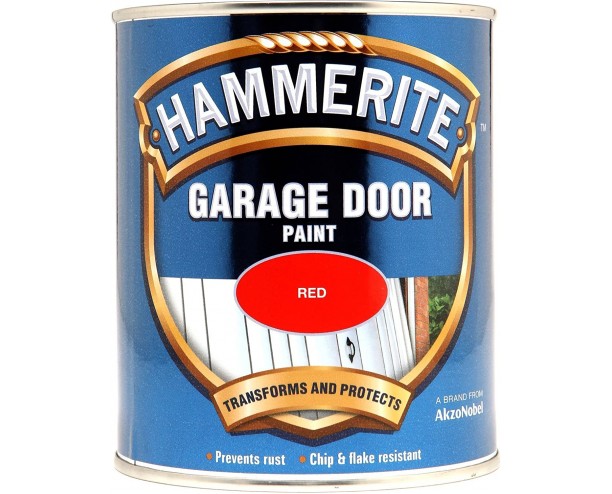 Hammerite 750ml Garage Door Paint - Smooth Red