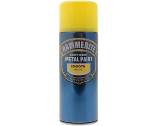 Hammerite Direct to Rust Smooth Finish Aerosol Smooth Yellow 400ml