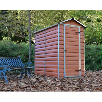 Palram Canopia Skylight 4 ft. x 6 ft. Shed - Amber