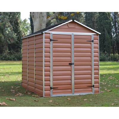 Palram Canopia Skylight 6 ft. x 8 ft. Shed - Amber