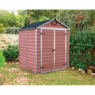 Palram Canopia Skylight 6 ft. x 5 ft. Shed - Amber