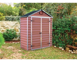 Palram Canopia Skylight 6 ft. x 3 ft. Shed - Amber