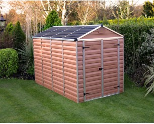 Palram Canopia Skylight 6 ft. x 10 ft. Shed - Amber