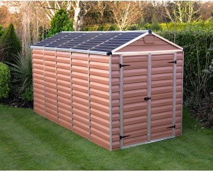 Palram Canopia Skylight 6 ft. x 12 ft. Shed - Amber