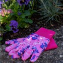 Kent & Stowe Kids Gardening Gloves Dinosaur Pink