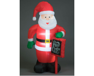 180cm Inflatable Santa with Sign