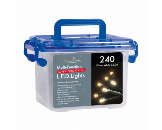240 WW LED Mul-Func Lights w/Timer