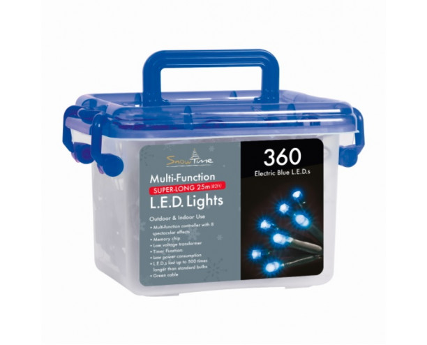 360 Blue LED Mul-Func Lights w/Timer 