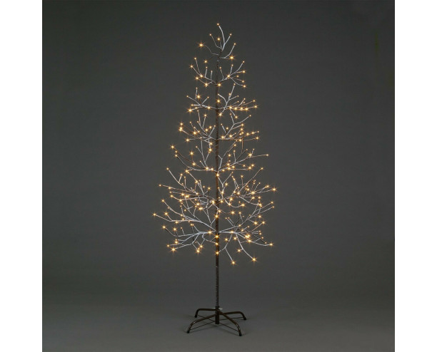 5ft / 1.5m Pre Lit LED's Snowy Twig Tree
