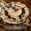 ROKR 3D Wooden Puzzle Owl Model Kits DIY Clock Movement 