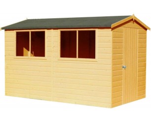 Shire Lewis 10x6 Single Door Shed