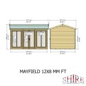 Shire Mayfield 12x8 Summerhouse
