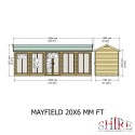 Shire Mayfield 20x6 Summerhouse