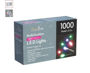 1000 Pastel LED Compact Lights Multi-Function w/Controller