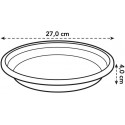 Elho Universal Saucer Round 27cm Anthracite
