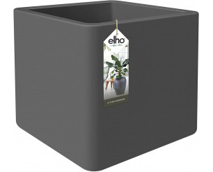 Elho Pure Soft Brick Planter, 23 litres, Anthracite, 40 cm