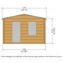 Shire Bucknells 12x10 28mm Log Cabin