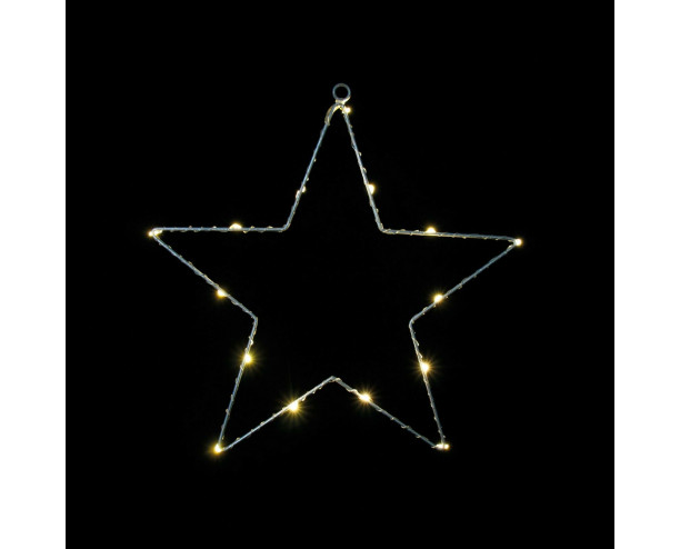 Christmas LED Fairy Lights B/O 30cm Star - INDOOR