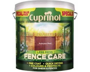 Cuprinol 6 Litre Less Mess Fence Care - Autumn Red