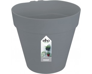 Elho Loft Urban Green Wall Pot Single 15 - Flowerpot for Outdoor - Ø 15.0 x H 13.5 cm - Black/Anthracite