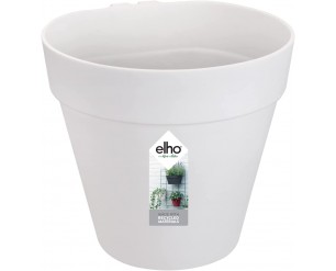 Elho Loft Urban Green Wall Pot Single 15 - Flowerpot for Outdoor - Ø 15.0 x H 13.5 cm - White