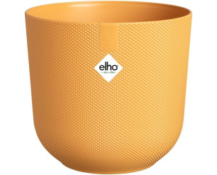 Elho Jazz Round 14cm Amber Yellow Indoor Plant Pot