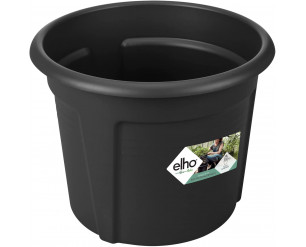 Elho Green Basics Potato Pot 33 - Flowerpot - Living Black - Outdoor - 32.3 x H 25.7 cm