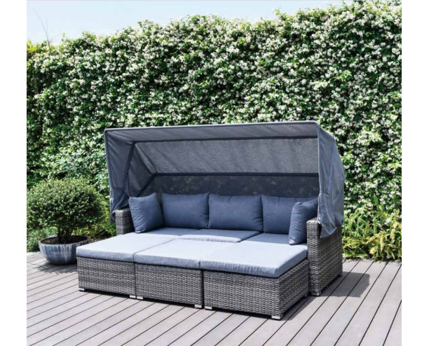 Enzo Modular Multi-Function Lounge Set - Sun lounger, Sofa, Daybed, L Shape 