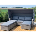 Enzo Modular Multi-Function Lounge Set - Sun lounger, Sofa, Daybed, L Shape 
