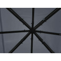 GSD Garden Gazebo Party Shelter Malaga Canopy 3m x 3m - Grey