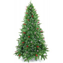 5Ft/150cm Stockholm Pine Artificial Designer Christmas Tree Berries & Frosted Cones , SHATCHI