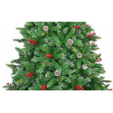 8Ft Stockholm Pine Artificial Designer Christmas Tree Berries & Frosted Cones , SHATCHI