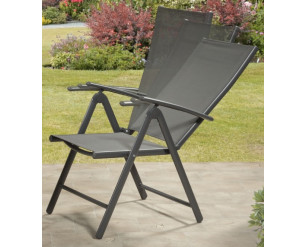 Garden Store Direct Single Santos Textelene Aluminium Folding Chair