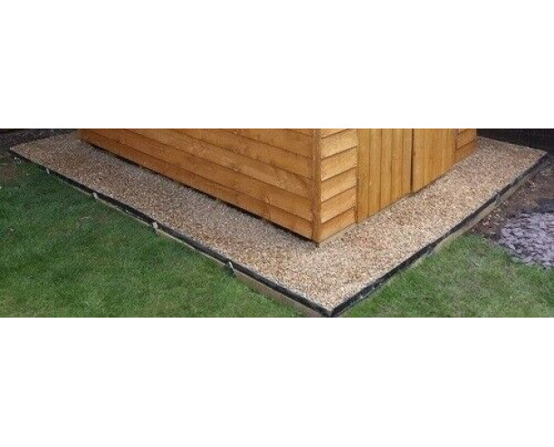 Shed Base/Path/Driveway Grid System - 6 x 10 Shed Base, 28 Grids, Total Size 200x350cm