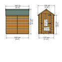 Shire Overlap 6x4 SD Value Pressure Treated Shed
