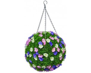 Gardman Artificial Ipomoea Flower Hanging Topiary Ball Large 40cm 