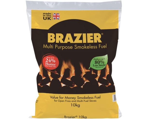 Brazier Fuels Multi Purpose Smokeless Fuel, 10kg