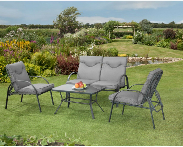 Candosa Garden Furniture - 4 Piece reclining lounge set  