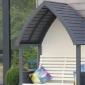 AFK Wooden Cottage Arbour Charcoal & Cream