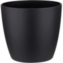 Elho Brussels Round 30cm Flower Pot - living black