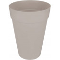 elho Loft Urban Round High Flower Pot, 42cm - Warm Grey 