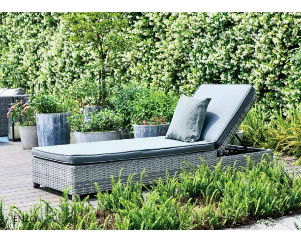 Enzo Rattan Garden Furniture Enzo Range - Sun Lounger