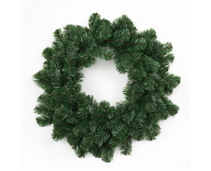 55cm Green Christmas Wreath Alaskan Pine for Fireplaces Home Wall Door Stair Artificial Xmas Tree Garden Yard Decorations
