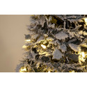 Holly Pop Up Indoor Pre Lit Tree w/Warm White LED's 150cm Flocked Holly 