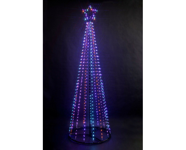Maypole LED Trees - 2.4m - Multi Colour 