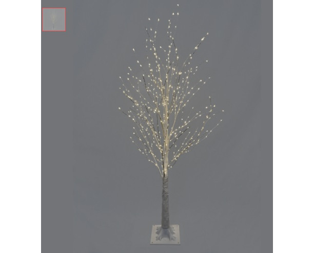 1.8m White Modelling Micro Dot Tree w/1,300 Warm White LEDs